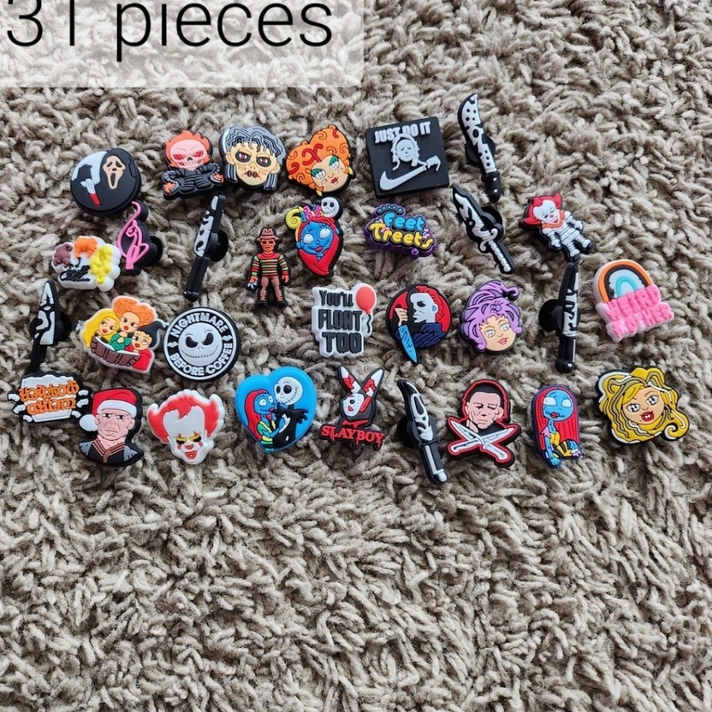 Horror croc charms